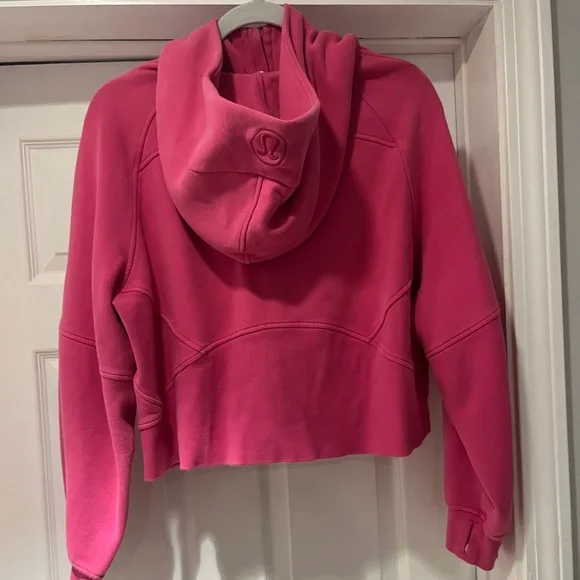 Lululemon full zip sonic pink scuba M/L - Picture 2 of 2